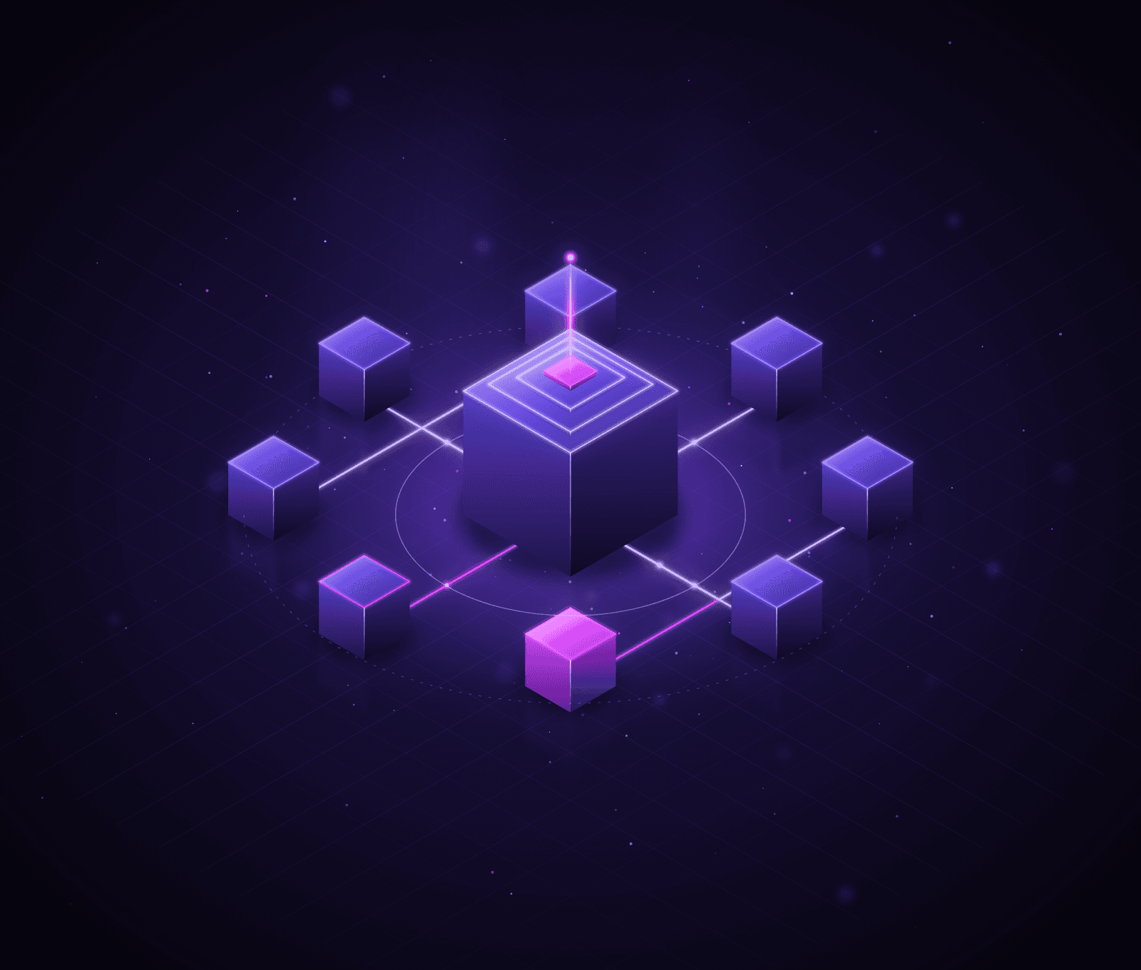 Magento to Shopify – abstract 3D visualization