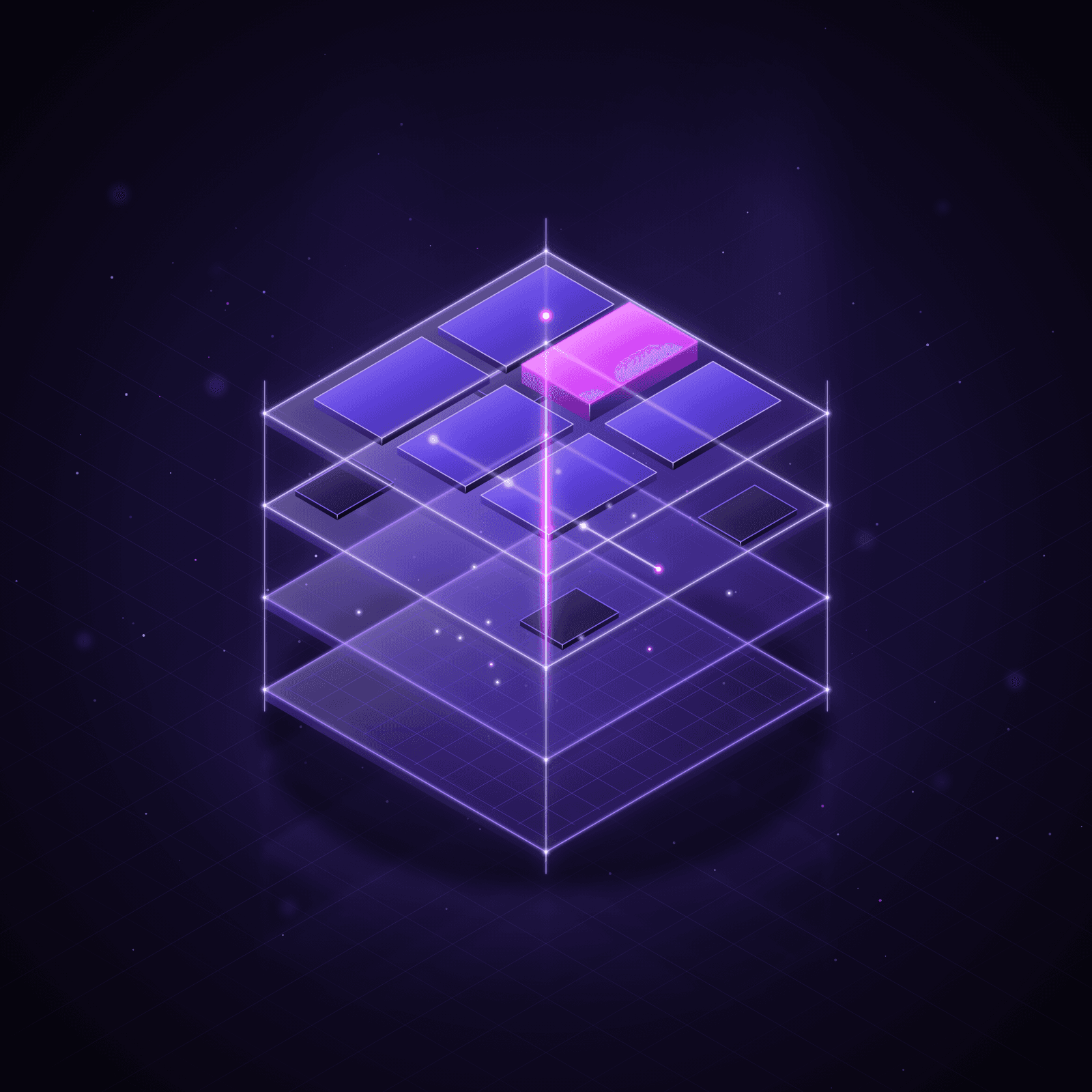 Shopify Headless – abstrakte 3D-Visualisierung
